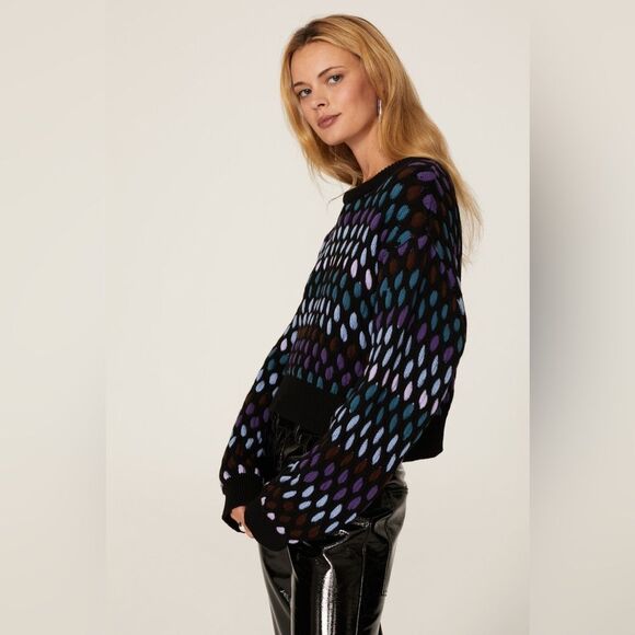 Koche Sweaters - Cropped Polka Dot Wool Sweater by Koche Sz XS